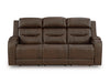 Knightington Power Reclining Sofa with Audio Seating - Furniture Land (Milwaukee, WI)