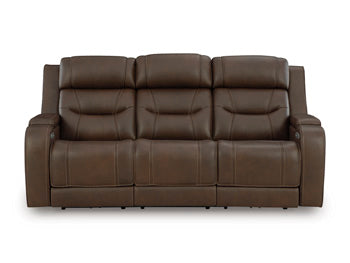 Knightington Power Reclining Sofa with Audio Seating - Furniture Land (Milwaukee, WI)