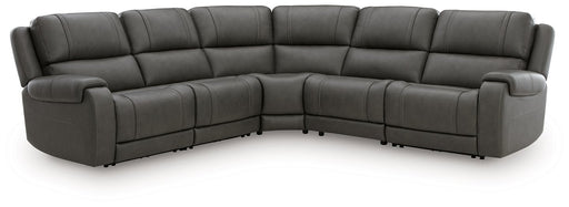 5Z - Pittson Power Reclining Sectional - Furniture Land (Milwaukee, WI)