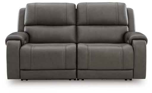 5Z - Pittson Power Reclining Sectional Loveseat - Furniture Land (Milwaukee, WI)