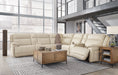 Double Deal Reclining Sectional with 2 Consoles - Furniture Land (Milwaukee, WI)