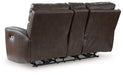 Crossplex Power Reclining Loveseat with Console - Furniture Land (Milwaukee, WI)