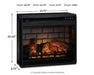 Wildenauer 76" TV Stand with Electric Fireplace - Furniture Land (Milwaukee, WI)