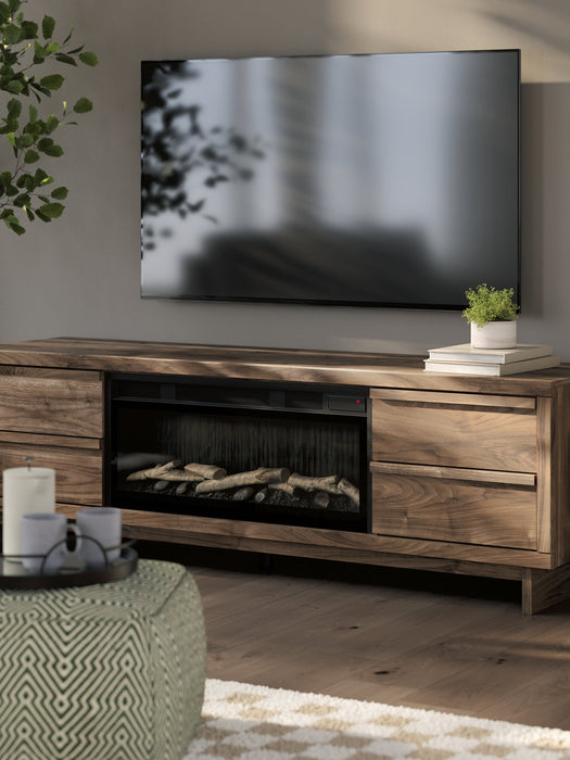 Zadilyn 72" TV Stand with Electric Fireplace - Furniture Land (Milwaukee, WI)