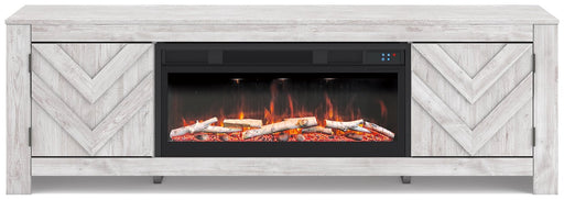 Cayboni 71" TV Stand with Electric Fireplace - Furniture Land (Milwaukee, WI)