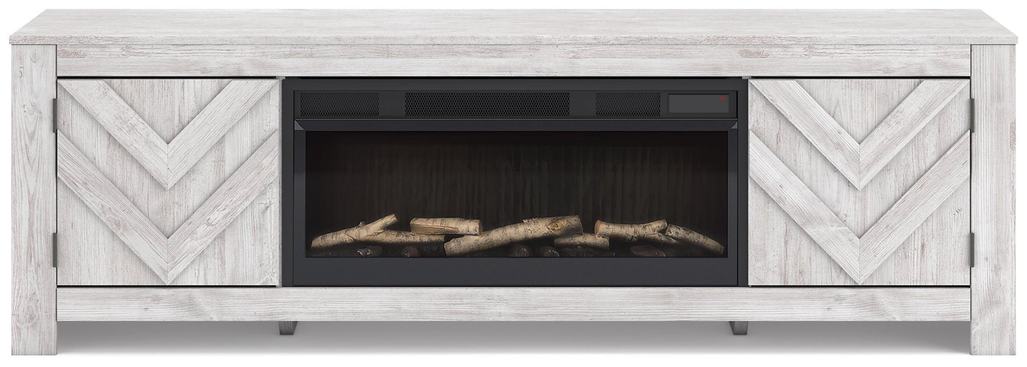 Cayboni 71" TV Stand with Electric Fireplace - Furniture Land (Milwaukee, WI)