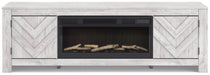 Cayboni 71" TV Stand with Electric Fireplace - Furniture Land (Milwaukee, WI)