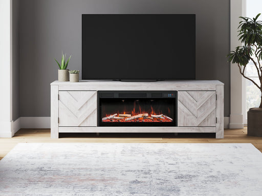 Cayboni 71" TV Stand with Electric Fireplace - Furniture Land (Milwaukee, WI)
