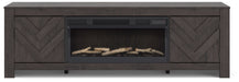 Cayboni 71" TV Stand with Electric Fireplace - Furniture Land (Milwaukee, WI)