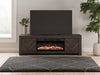 Cayboni 71" TV Stand with Electric Fireplace - Furniture Land (Milwaukee, WI)