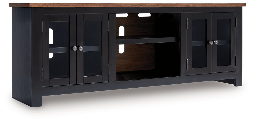 Wildenauer 76" TV Stand with Electric Fireplace - Furniture Land (Milwaukee, WI)
