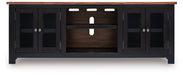 Wildenauer 76" TV Stand with Electric Fireplace - Furniture Land (Milwaukee, WI)