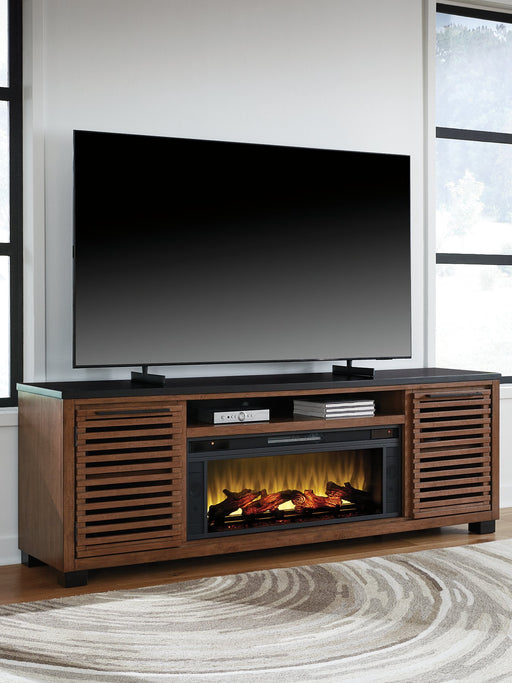 Kallari 84" TV Stand with Electric Fireplace - Furniture Land (Milwaukee, WI)