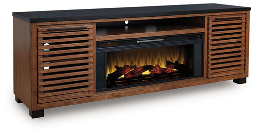 Kallari 84" TV Stand with Electric Fireplace - Furniture Land (Milwaukee, WI)