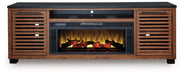 Kallari 84" TV Stand with Electric Fireplace - Furniture Land (Milwaukee, WI)
