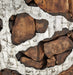 AICO Furniture Discoveries Wood Crafted Round Cocktail Table with Silver Accents - Furniture Land (Milwaukee, WI)