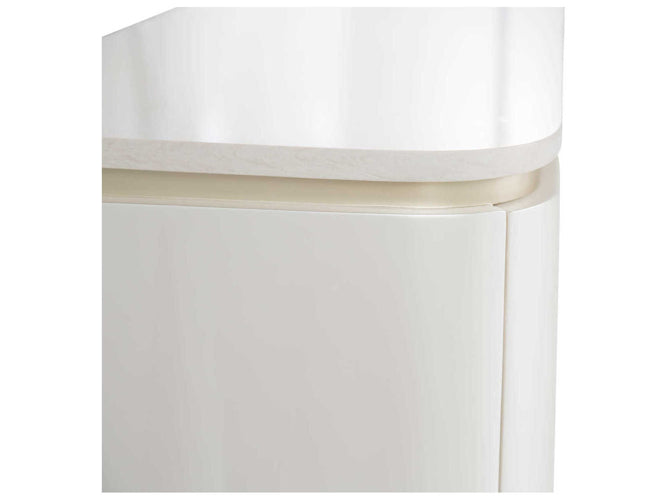 AICO Furniture London Place Media Cabinet in Creamy Pearl - Furniture Land (Milwaukee, WI)