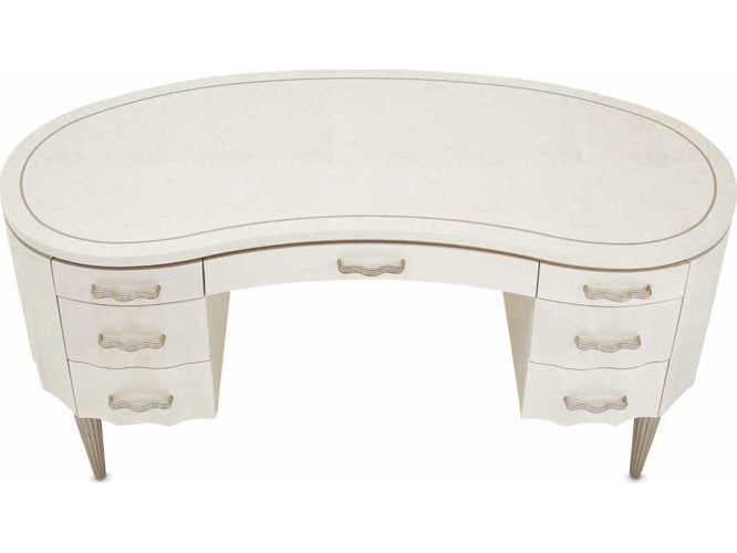 AICO Furniture London Place Desk in Creamy Pearl - Furniture Land (Milwaukee, WI)