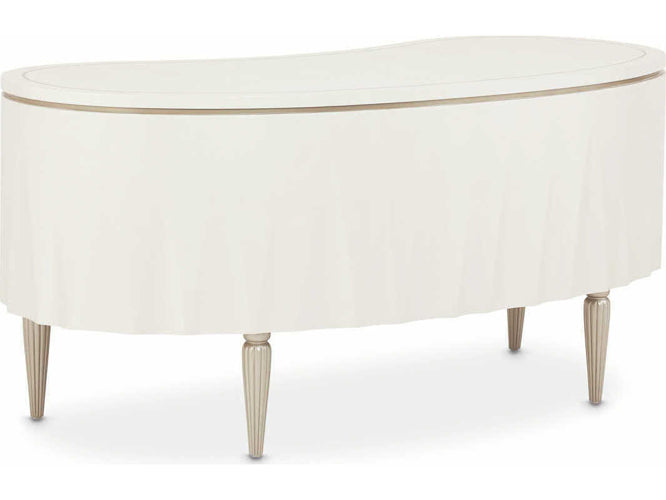 AICO Furniture London Place Desk in Creamy Pearl - Furniture Land (Milwaukee, WI)