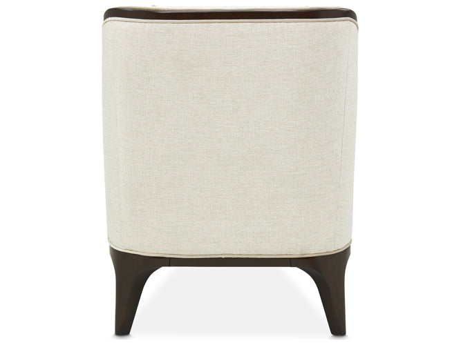 AICO Paris Chic Chair Cremini in Espresso - Furniture Land (Milwaukee, WI)