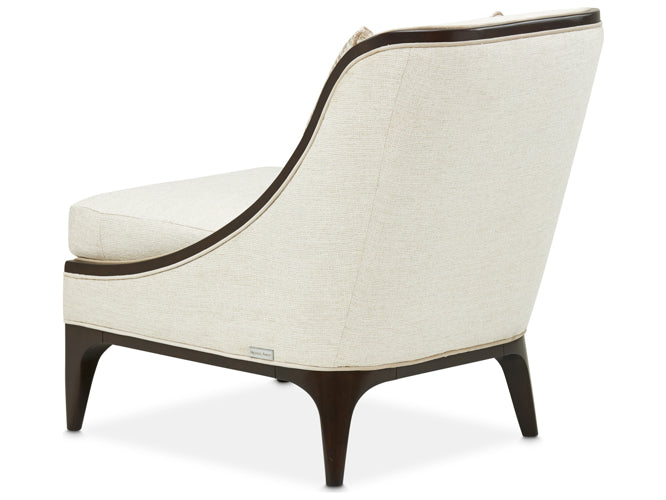 AICO Paris Chic Chair Cremini in Espresso - Furniture Land (Milwaukee, WI)