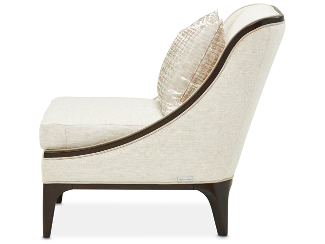 AICO Paris Chic Chair Cremini in Espresso - Furniture Land (Milwaukee, WI)