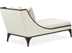 AICO Paris Chic Armless Chaise Cremini in Espresso - Furniture Land (Milwaukee, WI)