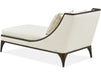 AICO Paris Chic Armless Chaise Cremini in Espresso - Furniture Land (Milwaukee, WI)