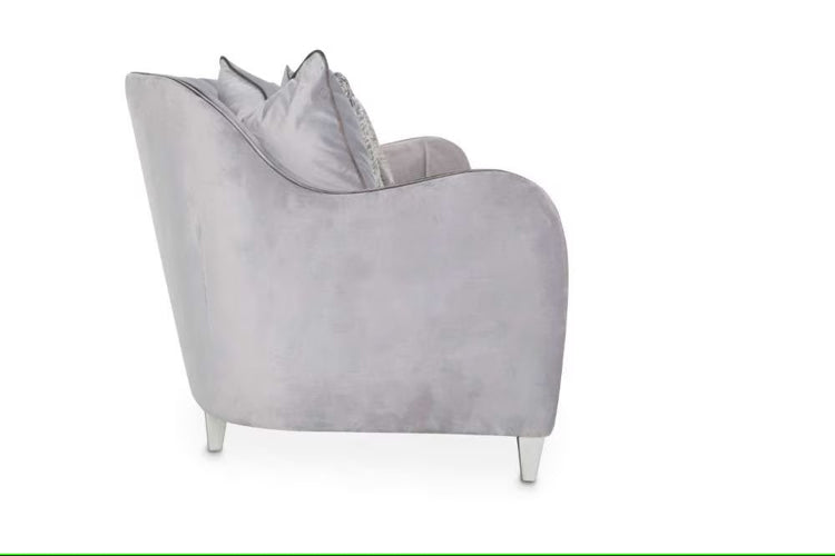 AICO Furniture Roxbury Park Sofa in Slate - Furniture Land (Milwaukee, WI)