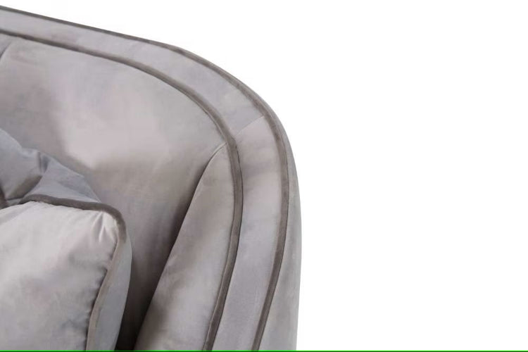 AICO Furniture Roxbury Park Sofa in Slate - Furniture Land (Milwaukee, WI)