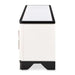 AICO Furniture Tuxedo Media Cabinet in Piano Keyboard - Furniture Land (Milwaukee, WI)