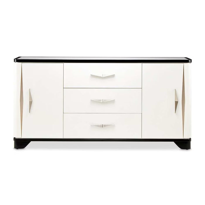 AICO Furniture Tuxedo Sideboard in Piano Keyboard - Furniture Land (Milwaukee, WI)