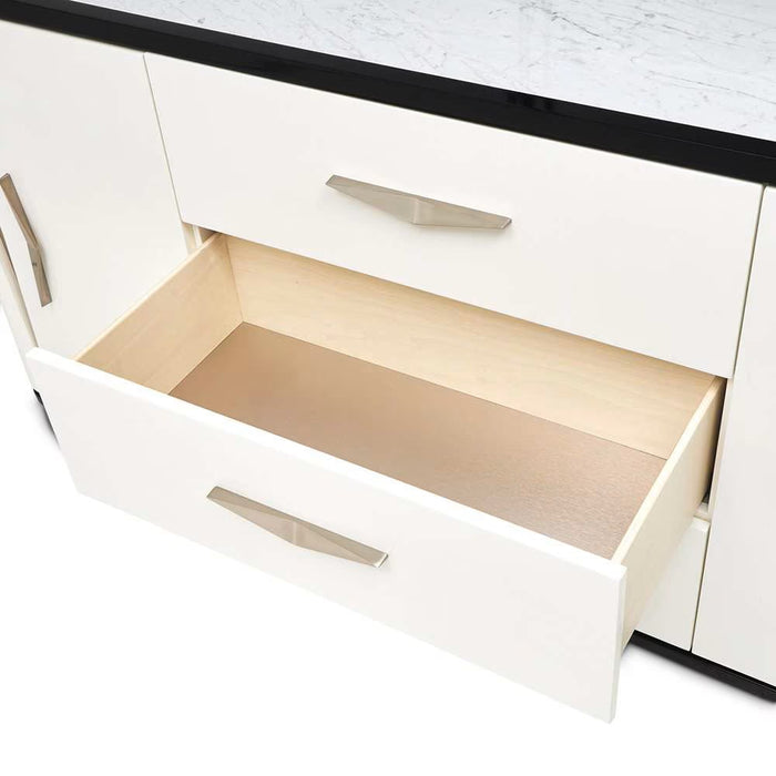 AICO Furniture Tuxedo Sideboard in Piano Keyboard - Furniture Land (Milwaukee, WI)