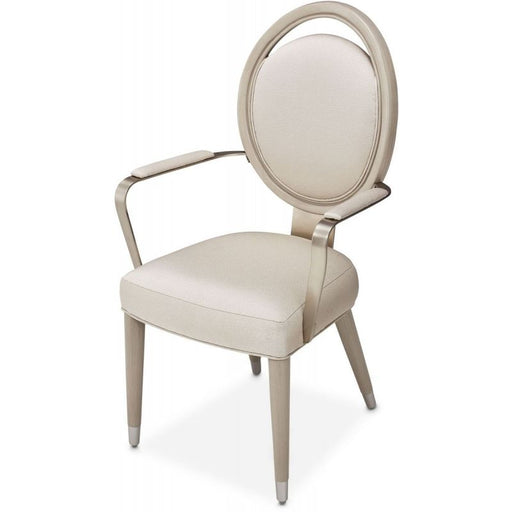 AICO Eclipse Arm Chair (Set of 2) in Moonlight - Furniture Land (Milwaukee, WI)