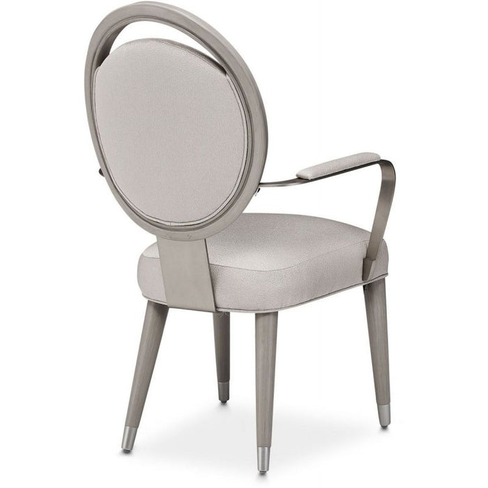 AICO Eclipse Arm Chair (Set of 2) in Moonlight - Furniture Land (Milwaukee, WI)