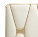 AICO La Rachelle Queen Upholstered Panel Bed in Medium Champagne - Furniture Land (Milwaukee, WI)