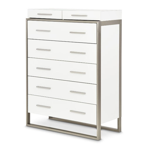 AICO Marquee Chest in Cloud White - Furniture Land (Milwaukee, WI)