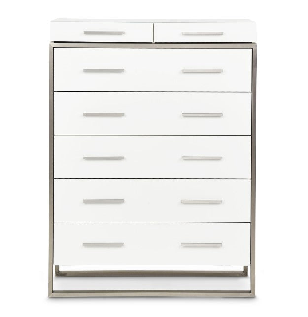AICO Marquee Chest in Cloud White - Furniture Land (Milwaukee, WI)