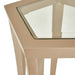 AICO La Rachelle Chairside Table in Medium Champagne - Furniture Land (Milwaukee, WI)