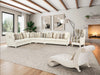 AICO Chamberi Chaise in Ivory Classic Pearl - Furniture Land (Milwaukee, WI)