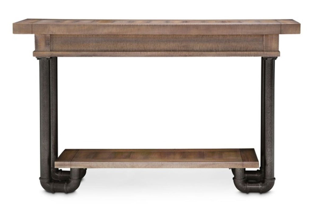 Aico Crossings Console Table in Reclaimed Barn - Furniture Land (Milwaukee, WI)