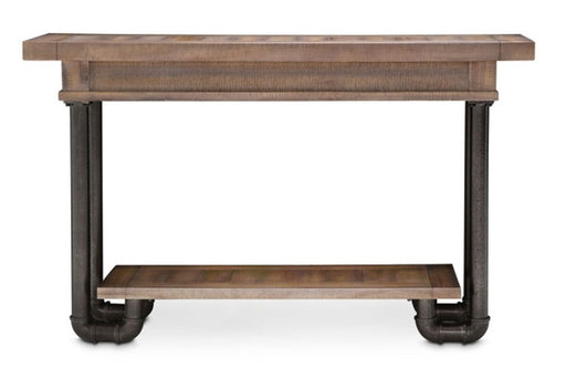 Aico Crossings Console Table in Reclaimed Barn - Furniture Land (Milwaukee, WI)