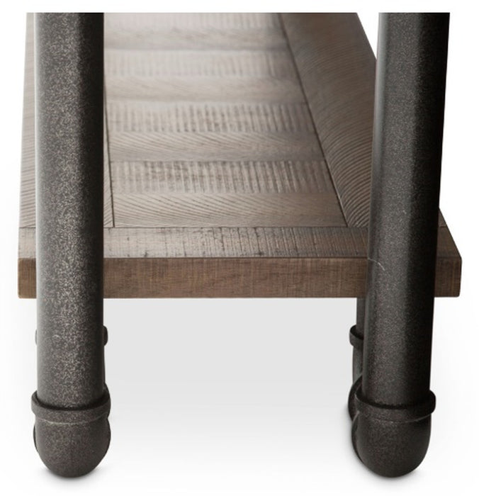 Aico Crossings Console Table in Reclaimed Barn - Furniture Land (Milwaukee, WI)