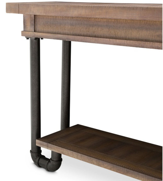 Aico Crossings Console Table in Reclaimed Barn - Furniture Land (Milwaukee, WI)