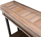 Aico Crossings Console Table in Reclaimed Barn - Furniture Land (Milwaukee, WI)