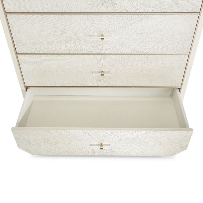 AICO La Rachelle Drawer Chest in Medium Champagne - Furniture Land (Milwaukee, WI)