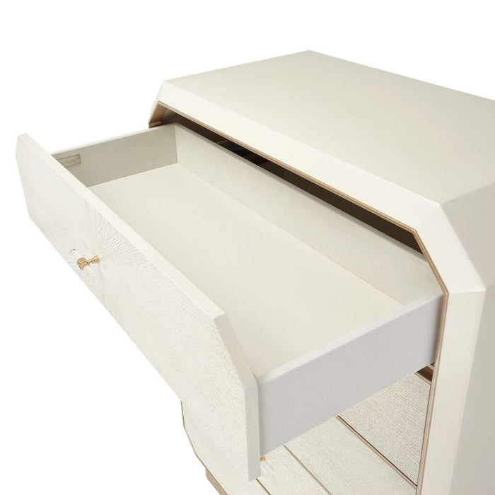 AICO La Rachelle Drawer Chest in Medium Champagne - Furniture Land (Milwaukee, WI)
