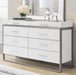 AICO Marquee Dresser in Cloud White - Furniture Land (Milwaukee, WI)