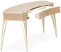 AICO Malibu Crest Vanity/Writing Desk in Blush - Furniture Land (Milwaukee, WI)
