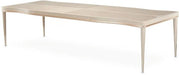 AICO Malibu Crest 4 Leg Rectangular Dining Table in Blush - Furniture Land (Milwaukee, WI)